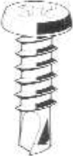 ORECA---20-VITI-AUTOFORANTI---TESTA-CILNDRICA-BOMBATA-CON-TAGLIO-A-CORCE-3,5X16-MM