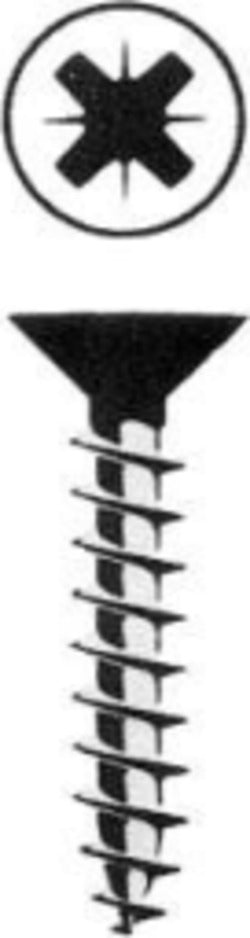 ORECA---20-VITI-PER-LEGNO-TRUCIOLATO-TESTA-PIANA-SVASATA-IMPRONTA-A-CROCE-PZ-4X45mm-IN-ACCIAIO-BRUNITO