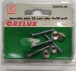 ORECA---4-BORCHIE-IN-OTTONE-CON-VITE-4x30MM