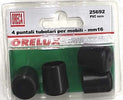 ORECA---4-PUNTALI-TUBOLARI-PER-MOBILI-IN-PVC-NERO-16MM