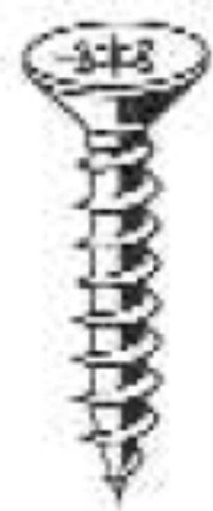 ORECA---6-VITI-PER-FERRO-AUTOFILETTANTI---TESTA-PIANA-SVASATA-CON-TAGLIO-A-CROCE-5,5X25MM