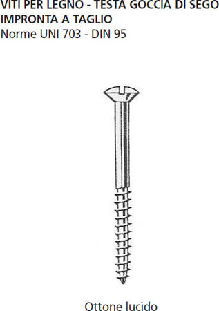 ORECA---BLISTER-11-VITI-TESTA-GOCCIA-DI-SEGO-PER-LEGNO-3,5X20-IN-OTTONE-LUCIDO