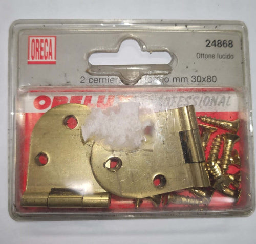 ORECA---CERNIERA-A-BISCOTTO-IN-OTTONE-LUCIDO-30X80MM-PZ2
