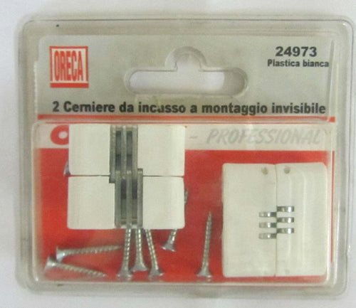 ORECA---CERNIERA-BIANCA-DA-INCASSO-A-MONTAGGIO-INVISIBILE-IN-ACCIAIO-33X11MM-P2