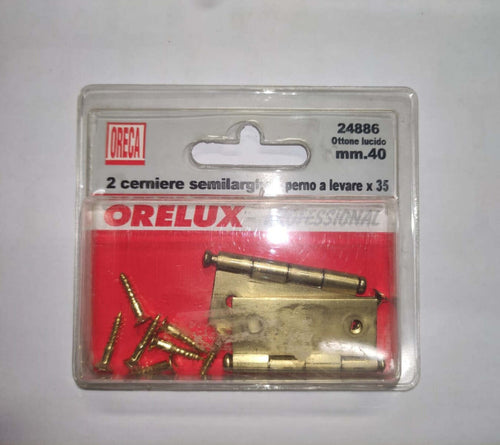 ORECA---CERNIERE-SEMILARGHE-IN-OTTONE-LUCIDO-40X35MM-PZ2