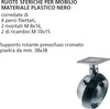 ORECA---COPPIA-DESTRA/SINISTRA-RUOTE-SFERICHE-DIAMETRO-55-mm-CON-PIASTRA-38X38-MM