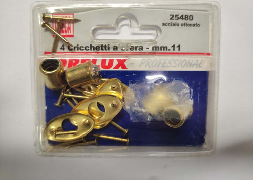 ORECA---CRICCHETTI-A-SFERA-IN-FERRO-OTTONATO-11MM-4PZ