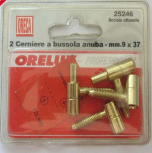 ORECA---E-CERNIERE-A-BUSSOLA-ANUBA-A-DUE-CORPI-PER-MOBILI---ACCIAIO-OTTONATO
