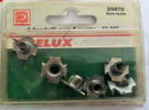 ORECA---FONDELLI-A-4-PUNTE-CON-INCASTRO-A-FILETTO-6MM---FERRO-LUCIDO