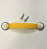 ORECA---MANIGLIA-ANTIURTO-IN-ABS/GOMMA-E-ALLUMINIO-COLORE-GIALLO150X30X28MM-INTERASSE-128MM