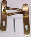 ORECA---MANIGLIA-MONOBLOCCO-SU-PLACCA-CON-FOTO-YALE---85MM-IN-OTTONE