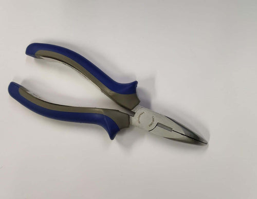 ORECA---PINZE-A-BECCHI-MEZZITONDI-LUNGHI-PIEGATI-MANICO-BMETERIALE-BLU/GRIGIO-160MM