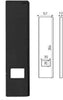 ORECA---PLACCA-NERA-IN-NYLON-CON-SOTTOPIASTRA-260MM
