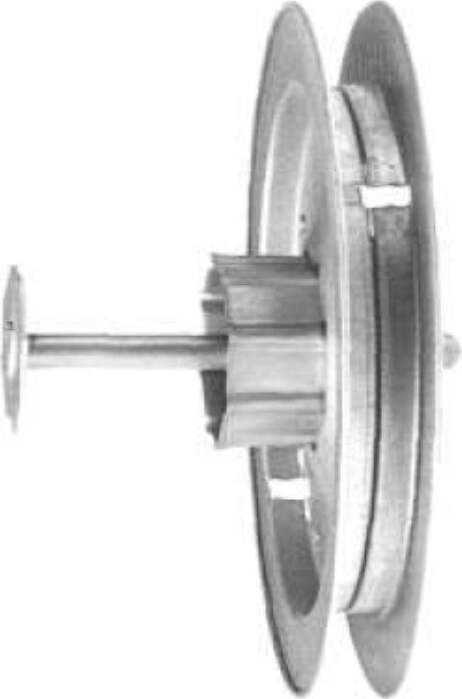 ORECA---PULEGGIA-CON-CALOTTA-OTTAGONALE-ø-220MM---IN-ACCIAIO-ZINCATO
