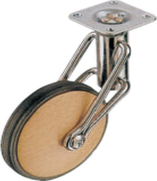 ORECA---RUOTA-PER-ARREDAMENTO-CON-PIASTRA-ROTANTE-IN-ACCIAIO-CROMATO---kg-50---ø-80---FAGGIO