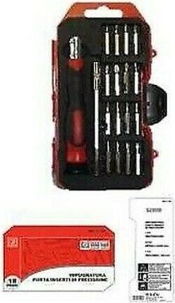 ORECA---SET-INSERTI-CROMO-VANADIO-+-IMPUGNATURA-18-PEZZI