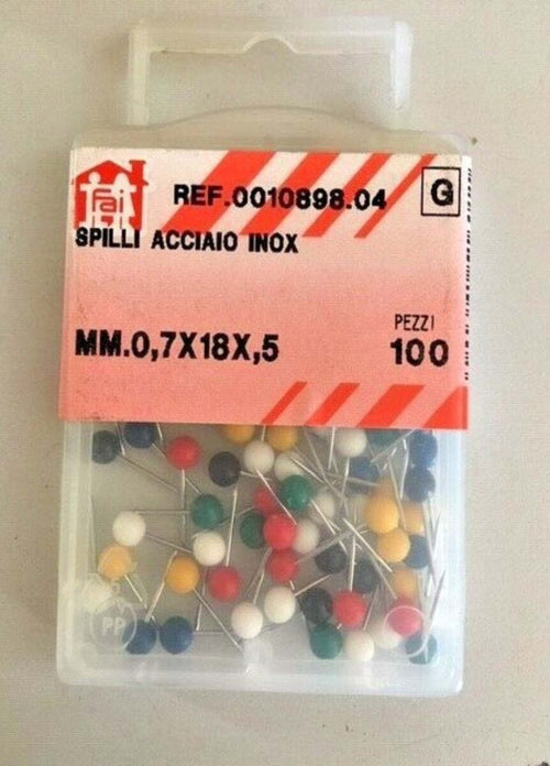ORECA---SPILLI-IN-ACCIAIO-INOX-0.7X15MM-100PZ