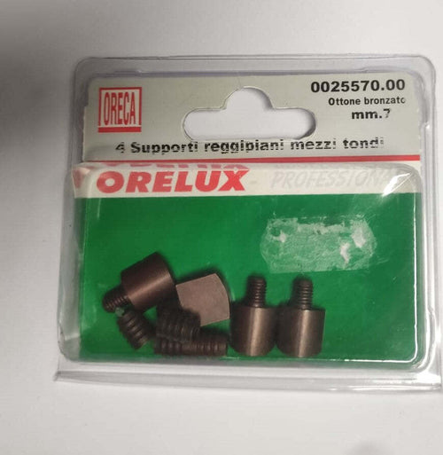 ORECA---SUPPORTI-REGGIPIANO-MEZZI-TONDI-PERNO-FILETTATO-5MM
