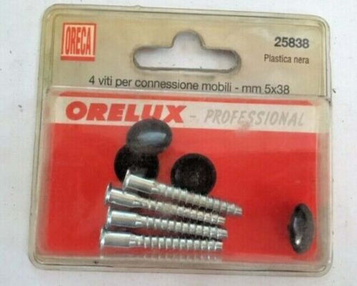 ORECA---VITE-5X38MM-PER-CONNESSIONI-MOBILI,-TAPPO-12MM