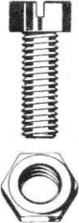 ORECA---VITI-PER-METALLO-TESTA-CILINDRICA-COMPLETA-DI-DADO-ESAGONALE-4X25MM-12PZ