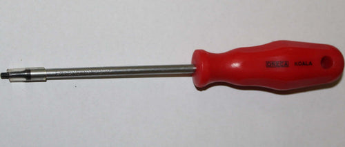 ORECA-CACCIAVITE-PER-VITI-TORX-T27-IMPUGNATURA-ROSSA-SENZA-FORO-CROMO-VANADIO