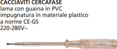 ORECA-CACCIAVITI-CERCAFASE-mm-4x100-IMPUGNATURA-IN-MATERIALE-PLASTICO-A-NORMA-CE-GS-220-280V~