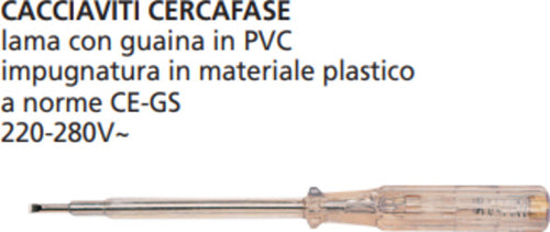 ORECA-CACCIAVITI-CERCAFASE-mm-4x100-IMPUGNATURA-IN-MATERIALE-PLASTICO-A-NORMA-CE-GS-220-280V~