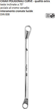 ORECA--CHIAVE-POLIGONALE-CURVA-mm-24X26-CROMATA-LUCIDA