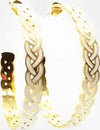 Orecchini a Cerchio Da Donna Braided Snake Con Chiusura Farfallina Moda/Donna/Gioielli/Orecchini Leclaf - Napoli, Commerciovirtuoso.it