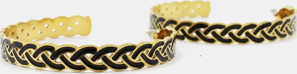 Orecchini a Cerchio Da Donna Braided Snake Con Chiusura Farfallina Moda/Donna/Gioielli/Orecchini Leclaf - Napoli, Commerciovirtuoso.it