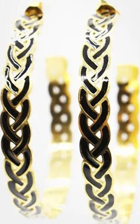 Orecchini a Cerchio Da Donna Braided Snake Con Chiusura Farfallina Moda/Donna/Gioielli/Orecchini Leclaf - Napoli, Commerciovirtuoso.it