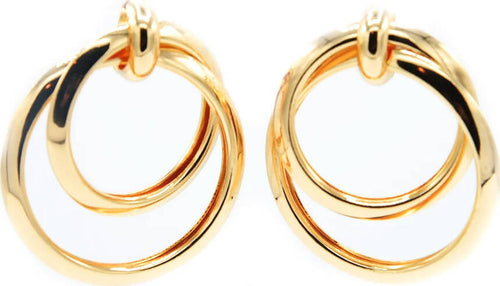 Orecchini a Cerchio Da Donna Orecchini in Zamak Nickel Free Con 2 Cerchi Pendenti Con Chiusura a Farfallina Moda/Donna/Gioielli/Orecchini Leclaf - Napoli, Commerciovirtuoso.it