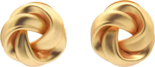Orecchini Da Donna a Forma Di Boccola Intrecciata Orecchini Nickel Free Con Chiusura a Farfallina in Zamak 3,50x3,50 Cm Moda/Donna/Gioielli/Orecchini Leclaf - Napoli, Commerciovirtuoso.it