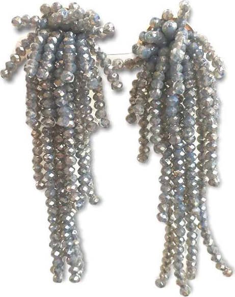 Orecchini Da Donna Con Cristallini Medusa Orecchini Pendenti in Resina E Zamak Con Chiusura a Farfallina Moda/Donna/Gioielli/Orecchini Leclaf - Napoli, Commerciovirtuoso.it