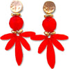 Orecchini Da Donna Pendenti in Resina Orecchini a Forma Di Petali Con Chiusura a Farfallina Nickel Free Moda/Donna/Gioielli/Orecchini Leclaf - Napoli, Commerciovirtuoso.it