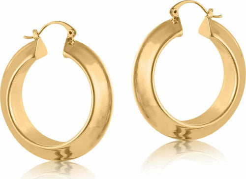 Orecchini Donna A Cerchio Hoop In Ottone Placcati Oro Senza Nichel Ipoallergenico Dacia 4,5cm Di Diametro Con Chiusura A Scatto Da Donna Moda/Donna/Gioielli/Orecchini MesmerizeD - Porto Sant’Elpidio, Commerciovirtuoso.it