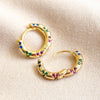 Orecchini Donna A Cerchio In Ottone Placcato Oro 14ct Con Grandi Cristalli Arcobaleno E Chiusura In Argento Sterling A Scatto Da Donna Lisa Angel Moda/Donna/Gioielli/Orecchini MesmerizeD - Porto Sant’Elpidio, Commerciovirtuoso.it