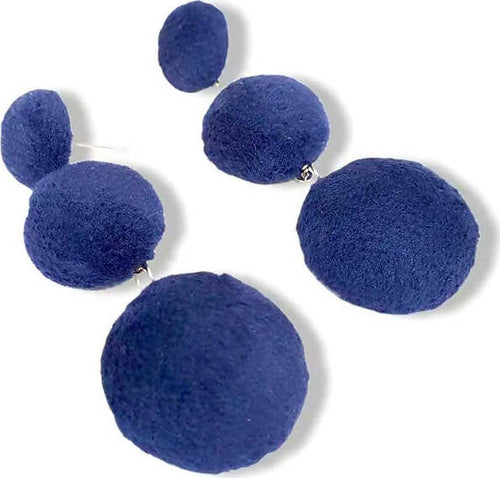 Orecchini Donna Boules in Tessuto Orecchini Pendenti Tessuto E Zamak Nickel Free Orecchini Con Chiusura a Farfallina Moda/Donna/Gioielli/Orecchini Leclaf - Napoli, Commerciovirtuoso.it