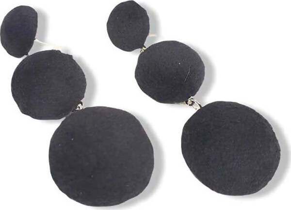 Orecchini Donna Boules in Tessuto Orecchini Pendenti Tessuto E Zamak Nickel Free Orecchini Con Chiusura a Farfallina Moda/Donna/Gioielli/Orecchini Leclaf - Napoli, Commerciovirtuoso.it