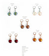 Orecchini Donna in Vetro Di Murano Ametista Bijou Fashion Artigianale Made in Italy in Ottone E Acciaio Con Perle Realizzate a Mano 4 Cm
