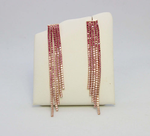 Orecchini Donna Pendenti 38bycameli Vzzs345 fuxia