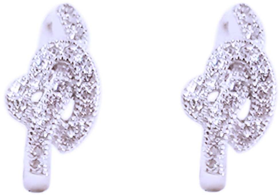 Orecchini pendenti Fabiani in argento 925 con zirconi Orecchini pendenti Fabiani in argento 925 con zirconi
