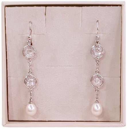 Orecchini In Argento Placcato Zircone Rosa - Foto 5