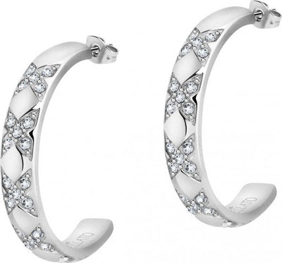 Orecchini-MORELLATO-donna-Cerchi-acciaio