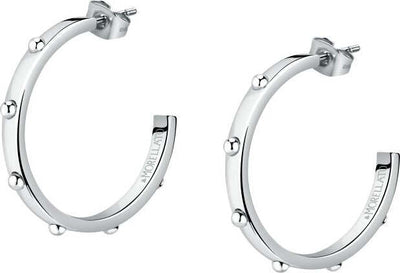 Orecchini-MORELLATO-donna-Creole-acciaio-/-crystal