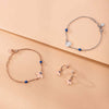Orecchini-MORELLATO-donna-Maia-acciaio-oro-rosa-/-pietre-blu