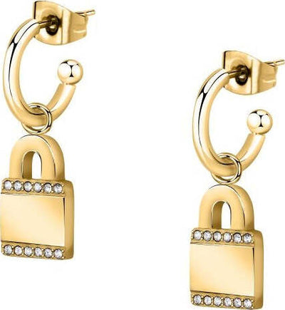 Orecchini-MORELLATO-donna-Mascotte-dorati-/-lucchetto