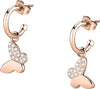 Orecchini-MORELLATO-donna-Passioni-oro-rosa-/-farfalla