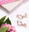 Orecchini-MORELLATO-donna-Passioni-oro-rosa-/-farfalla