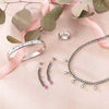 Orecchini-MORELLATO-donna-Poetica-acciaio-/-cristalli-rosa